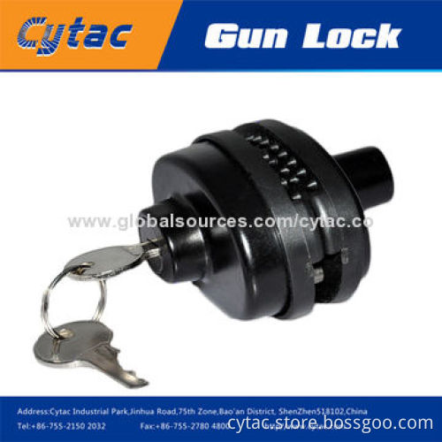 Gun lock with 2 keys